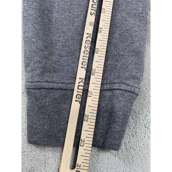 Tommy Hilfiger Men's Medium Gray Crew Neck Sweatshirt Ribbed cuffs Grandpa style - Picture 7 of 9